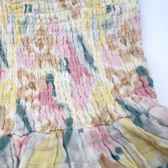 Angel Dear Paris Bouquet Skirted Smocked Bubble Romper - Picture 3 of 7